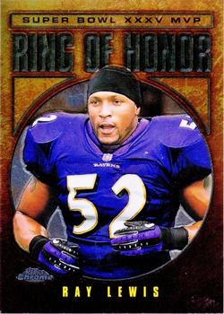 2002 Topps Chrome - Ring of Honor #RL35 Ray Lewis Front