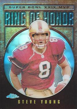 2002 Topps Chrome - Ring of Honor Refractors #SY29 Steve Young Front