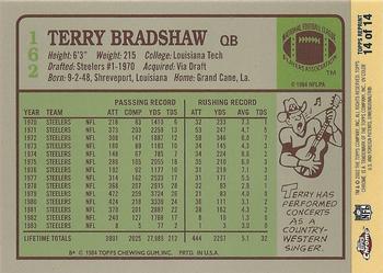 2002 Topps Chrome - Terry Bradshaw Reprints #14 Terry Bradshaw Back