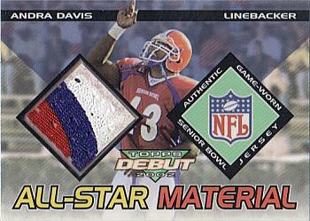 2002 Topps Debut - All-Star Material #AM-AD Andra Davis Front