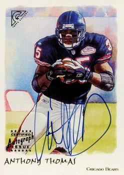 2002 Topps Gallery - Autographs Artists Proofs #G-AT Anthony Thomas Front