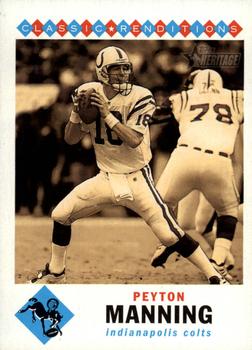 2002 Topps Heritage - Classic Renditions #CR-PM Peyton Manning Front