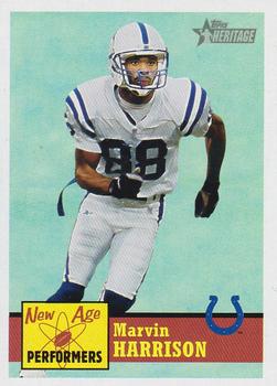 2002 Topps Heritage - New Age Performers #NAP14 Marvin Harrison Front