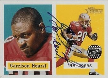 2002 Topps Heritage - Real One Autographs #HR-GH Garrison Hearst Front