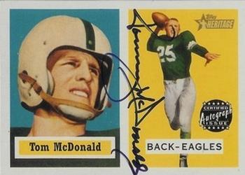 2002 Topps Heritage - Real One Autographs #HR-TM Tommy McDonald Front