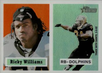 2002 Topps Heritage - Retrofractors #11 Ricky Williams Front