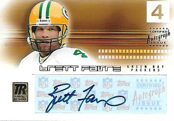 2002 Topps Reserve - Autographs #RABF Brett Favre Front