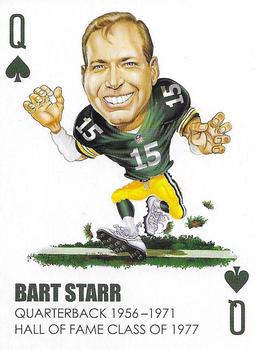 2022 All-Time Greats Green Bay Packers Playing Cards #Q♠️ Bart Starr Front