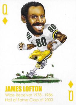 2022 All-Time Greats Green Bay Packers Playing Cards #Q♦️ James Lofton Front