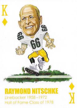 2022 All-Time Greats Green Bay Packers Playing Cards #K♦️ Raymond Nitschke Front