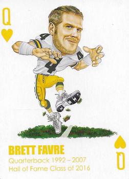 2022 All-Time Greats Green Bay Packers Playing Cards #Q❤️ Brett Favre Front