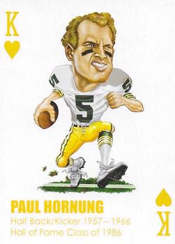 2022 All-Time Greats Green Bay Packers Playing Cards #K❤️ Paul Hornung Front