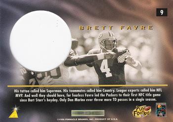 1996 Pinnacle Mint #9 Brett Favre Back