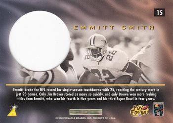 1996 Pinnacle Mint #15 Emmitt Smith Back