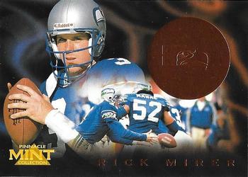 1996 Pinnacle Mint #S14 Rick Mirer Front