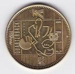 1996 Pinnacle Mint - Coins Brass #NNO Boomer Esiason Back