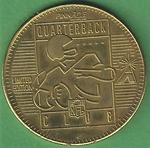 1996 Pinnacle Mint - Coins Brass #NNO Randall Cunningham Back
