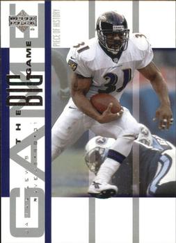 2002 UD Piece of History - The Big Game #BG-4 Jamal Lewis Front