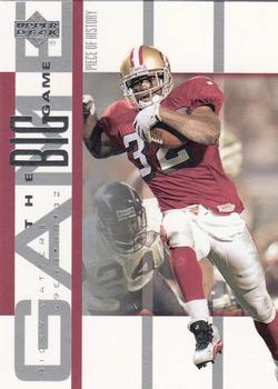 2002 UD Piece of History - The Big Game #BG-24 Ricky Watters Front