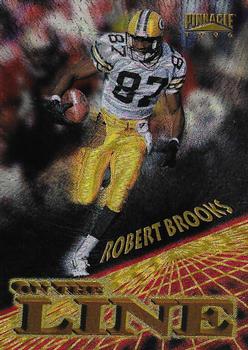 1996 Pinnacle - On the Line #2 Robert Brooks Front
