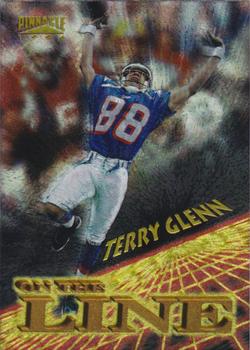 1996 Pinnacle - On the Line #12 Terry Glenn Front
