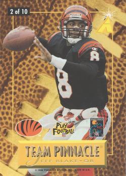 1996 Pinnacle - Team Pinnacle #2 Steve Young / Jeff Blake Back
