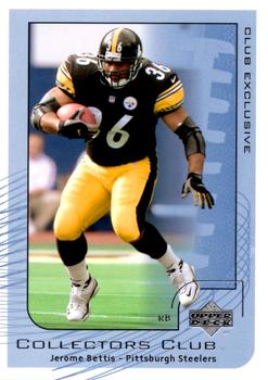 2002 Upper Deck Collector's Club #NFL9 Jerome Bettis Front