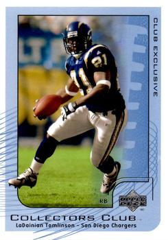 2002 Upper Deck Collector's Club #NFL13 LaDainian Tomlinson Front