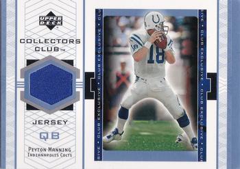 2002 Upper Deck Collector's Club #PM-J Peyton Manning Front