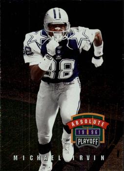 1996 Playoff Absolute #002 Michael Irvin Front