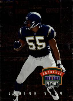 1996 Playoff Absolute #008 Junior Seau Front