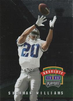 1996 Playoff Absolute #009 Sherman Williams Front