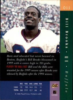 1996 Playoff Absolute #011 Bill Brooks Back