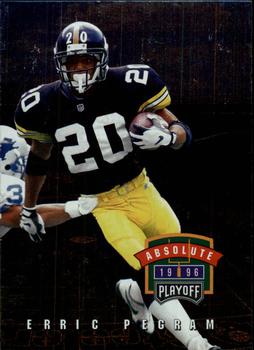 1996 Playoff Absolute #019 Erric Pegram Front