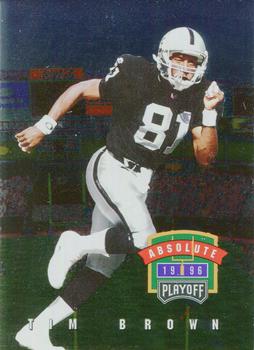 1996 Playoff Absolute #023 Tim Brown Front