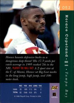 1996 Playoff Absolute #052 Horace Copeland Back
