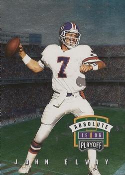 1996 Playoff Absolute #103 John Elway Front