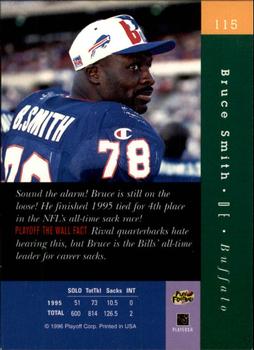 1996 Playoff Absolute #115 Bruce Smith Back