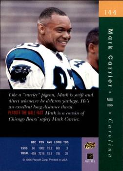1996 Playoff Absolute #144 Mark Carrier Back