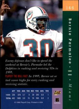 1996 Playoff Absolute #146 Bernie Parmalee Back