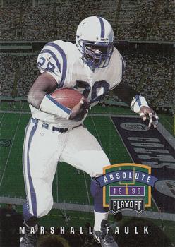 1996 Playoff Absolute #170 Marshall Faulk Front