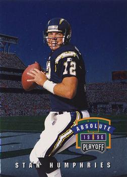 1996 Playoff Absolute #172 Stan Humphries Front