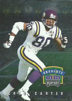 1996 Playoff Absolute #177 Cris Carter Front