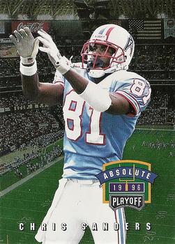 1996 Playoff Absolute #178 Chris Sanders Front