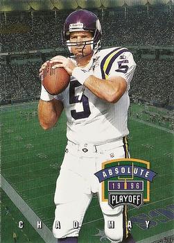 1996 Playoff Absolute #188 Chad May Front
