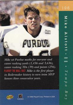 1996 Playoff Absolute #196 Mike Alstott Back