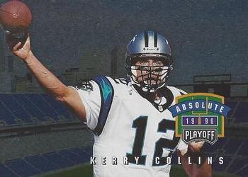1996 Playoff Absolute #197 Kerry Collins Front