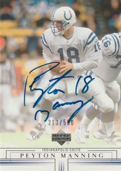 2002 Upper Deck Super Bowl XXXVI Card Show #18 Peyton Manning Front