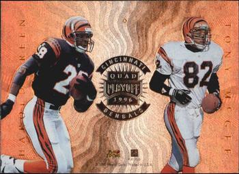 1996 Playoff Absolute - Quad Series #6 Eric Bieniemy / Jeff Blake / Harold Green / Tony McGee Back