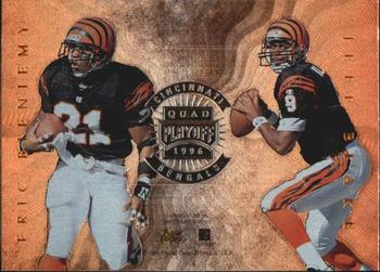 1996 Playoff Absolute - Quad Series #6 Eric Bieniemy / Jeff Blake / Harold Green / Tony McGee Front